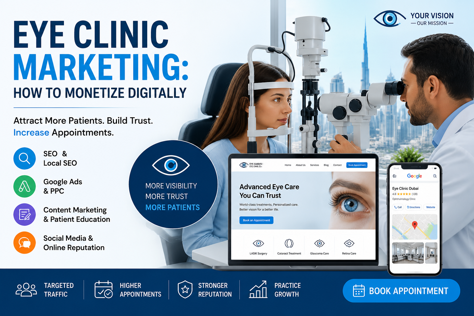 Eye Clinic Marketing: How to Monetize Digitally